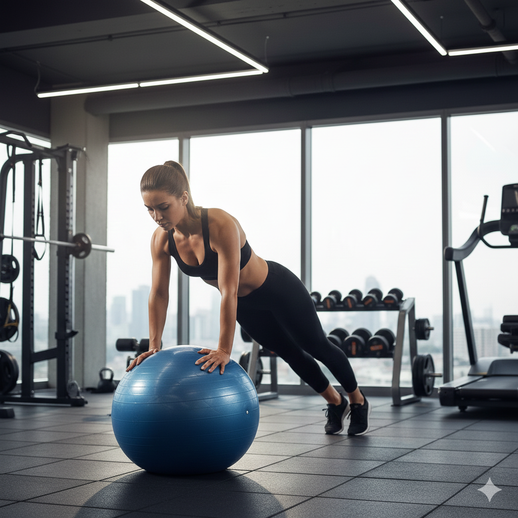 1441 Fitness Anti-Burst Gymnastic Ball - 65 cm