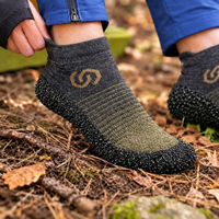 Thumbnail for Skinners 2.0 Minimalist Kids Footwear - Moss