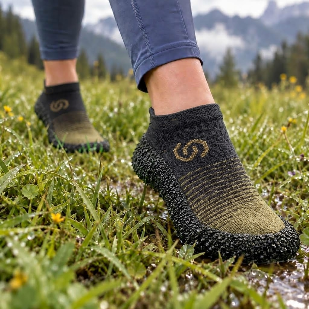 Skinners 2.0 Minimalist Kids Footwear - Moss