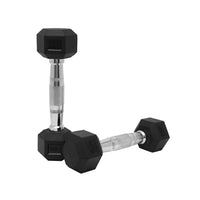 1441 Fitness Rubber Hex Dumbbells 1 Kg to 10 Kg (Sold as Pair)