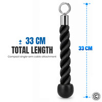 Thumbnail for 1441 Fitness - تمارين ربط العضلة الظهرية العريضة - تمارين شد البطن باستخدام الحبل المفرد مع عضلة ثلاثية الرؤوس