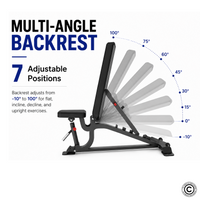 Thumbnail for Insight Fitness Flat / Incline / Decline Bench - DH029