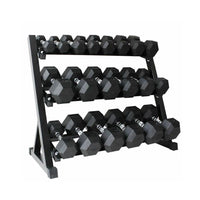 Thumbnail for Hex Dumbbells Set - 2.5 Kg to 25 Kg Set with 3 Tier Rack - Bundle Offer