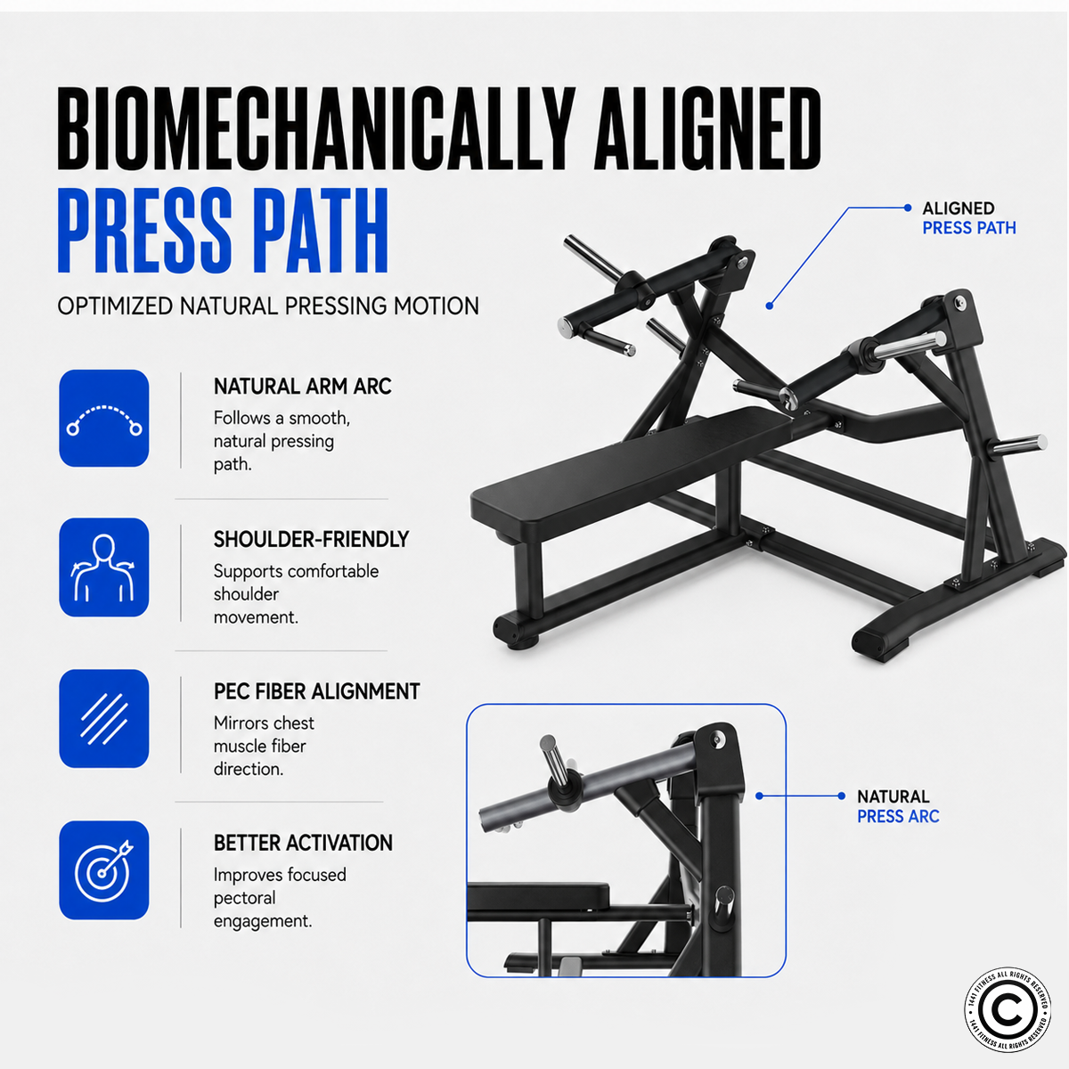 Insight Horizontal Bench Press - SH045 - TMHZ