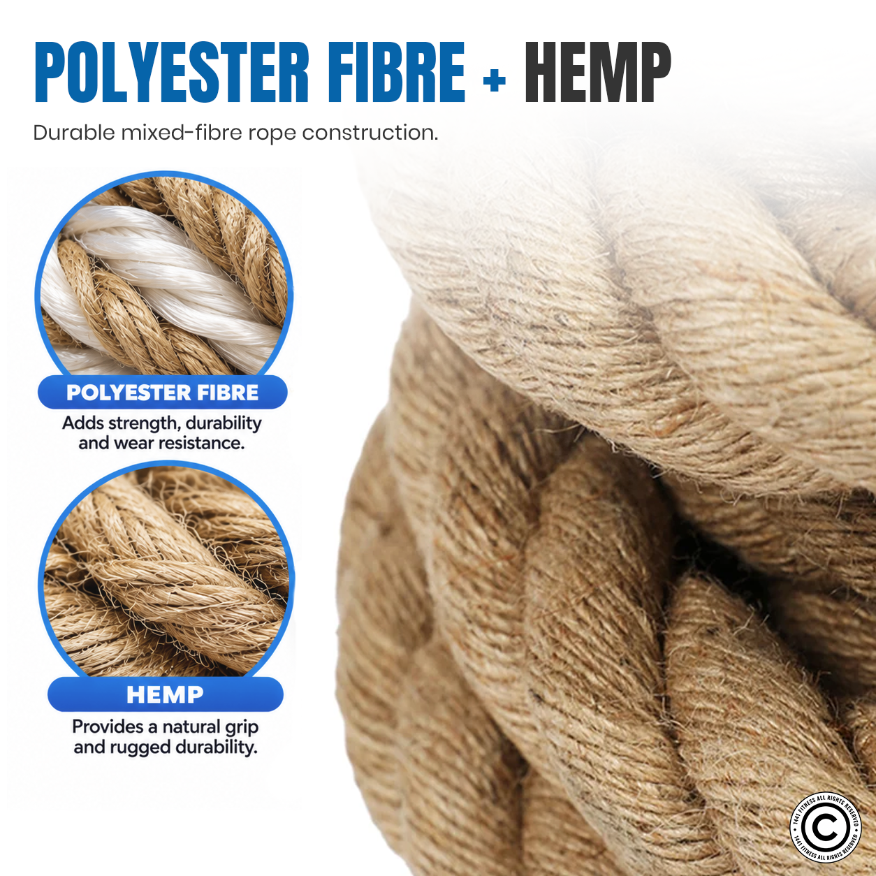 1441 Fitness Climbing Rope - 6 Meter
