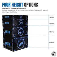 Thumbnail for 1441 Fitness 4 in 1 Adjustable Plyo Box