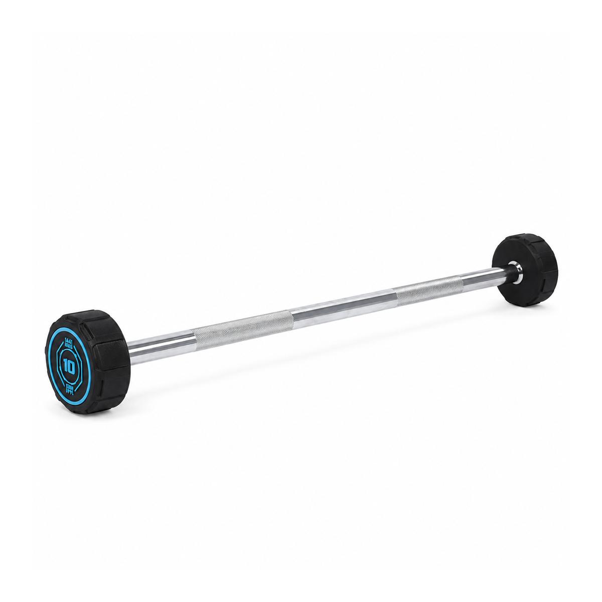 1441 Fitness Fixed Weight Straight Barbell PU (10 kg - 50 kg)