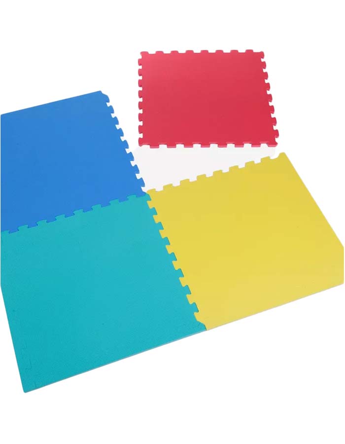 1441 Fitness Flooring mats for Kids and Yoga - 100 x 100 cm - 4 Pc Set