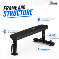 Thumbnail for Insight Fitness Flat Bench - DR014