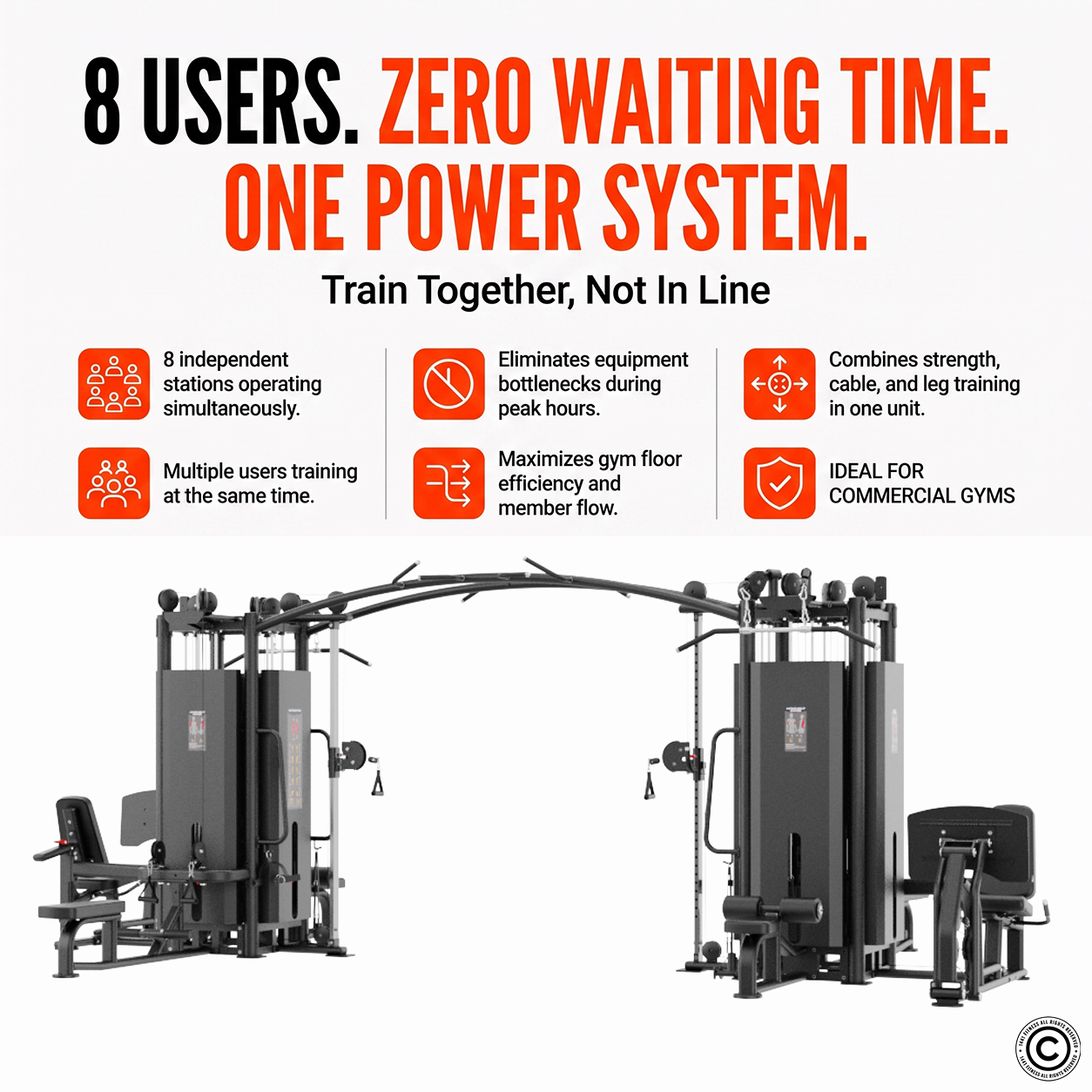 Insight Fitness 8 Stack Multi Station - SA039