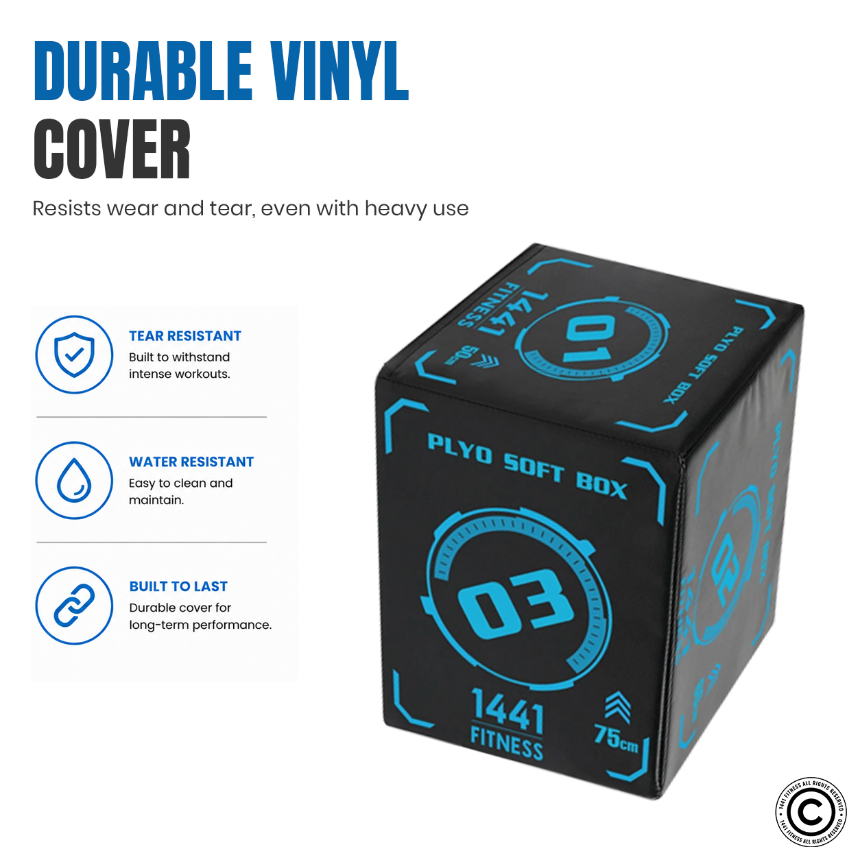 1441 Fitness 3 in 1 Soft Plyo Box