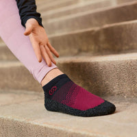 Thumbnail for Skinners Sock - Ultra-Light for Running, Hiking, Yoga & Travel - Carmine