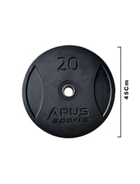 Thumbnail for Apus Premium Olympic Bumper Plates 5 KG - 20 KG (Sold as Per Piece) with 1 Year Warranty