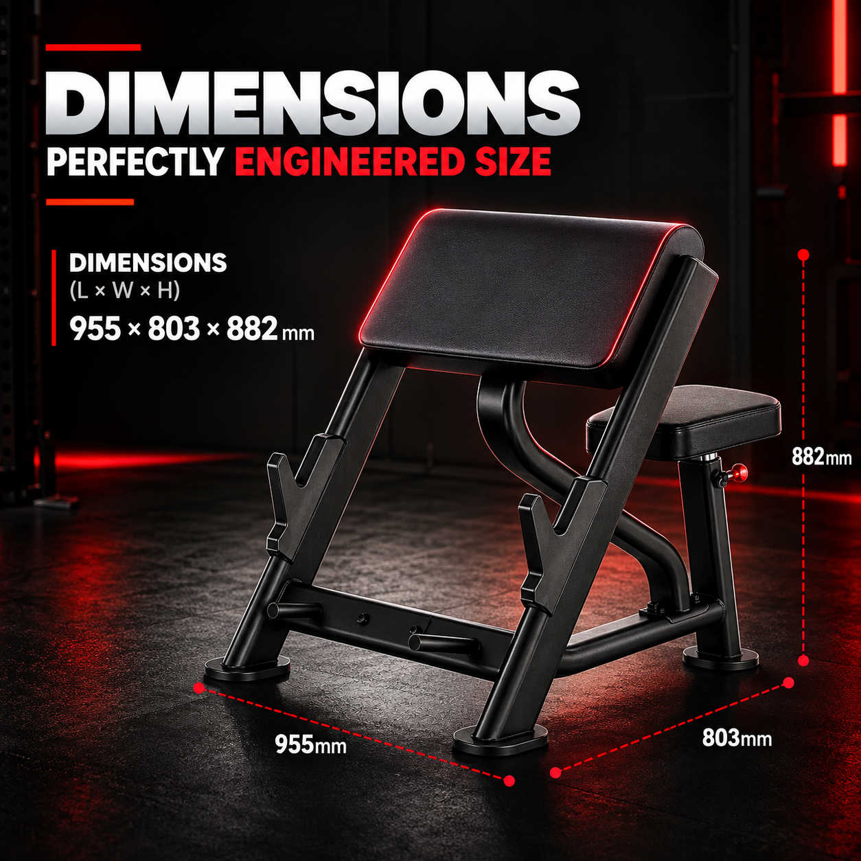 Insight Fitness Preacher Curl - DR020