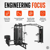 Thumbnail for Insight Fitness 5 Stack Multi Station - SA038