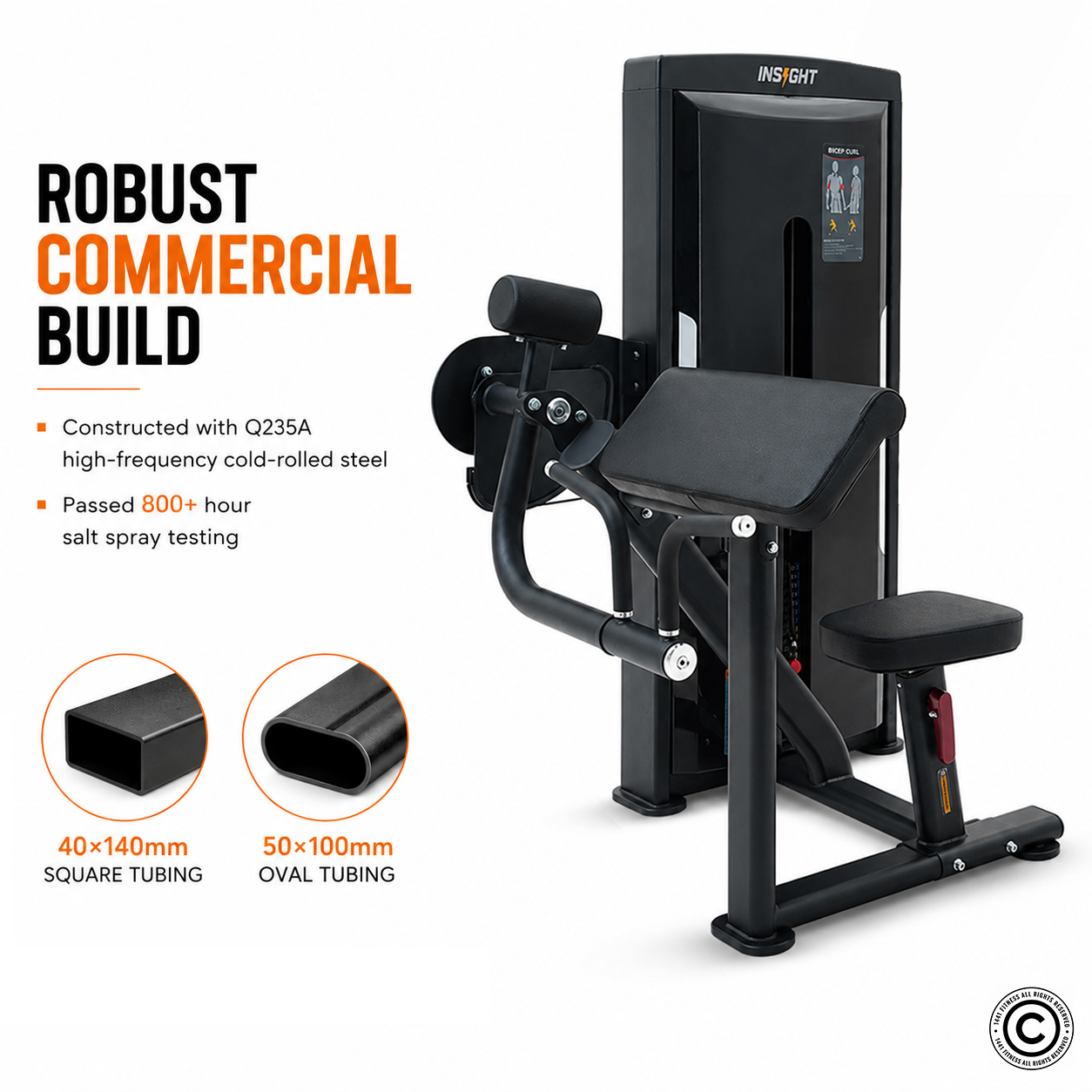 Insight Fitness SA Series Biceps Curl - SA006E