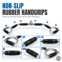 Thumbnail for 1441 Fitness D Handle Lat Pull Down Attachment - 90 CM