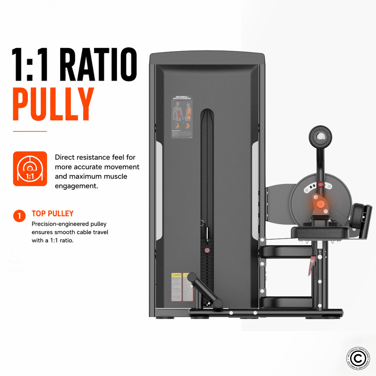 Insight Fitness SA Series Abdominal Back Extension - SA009D