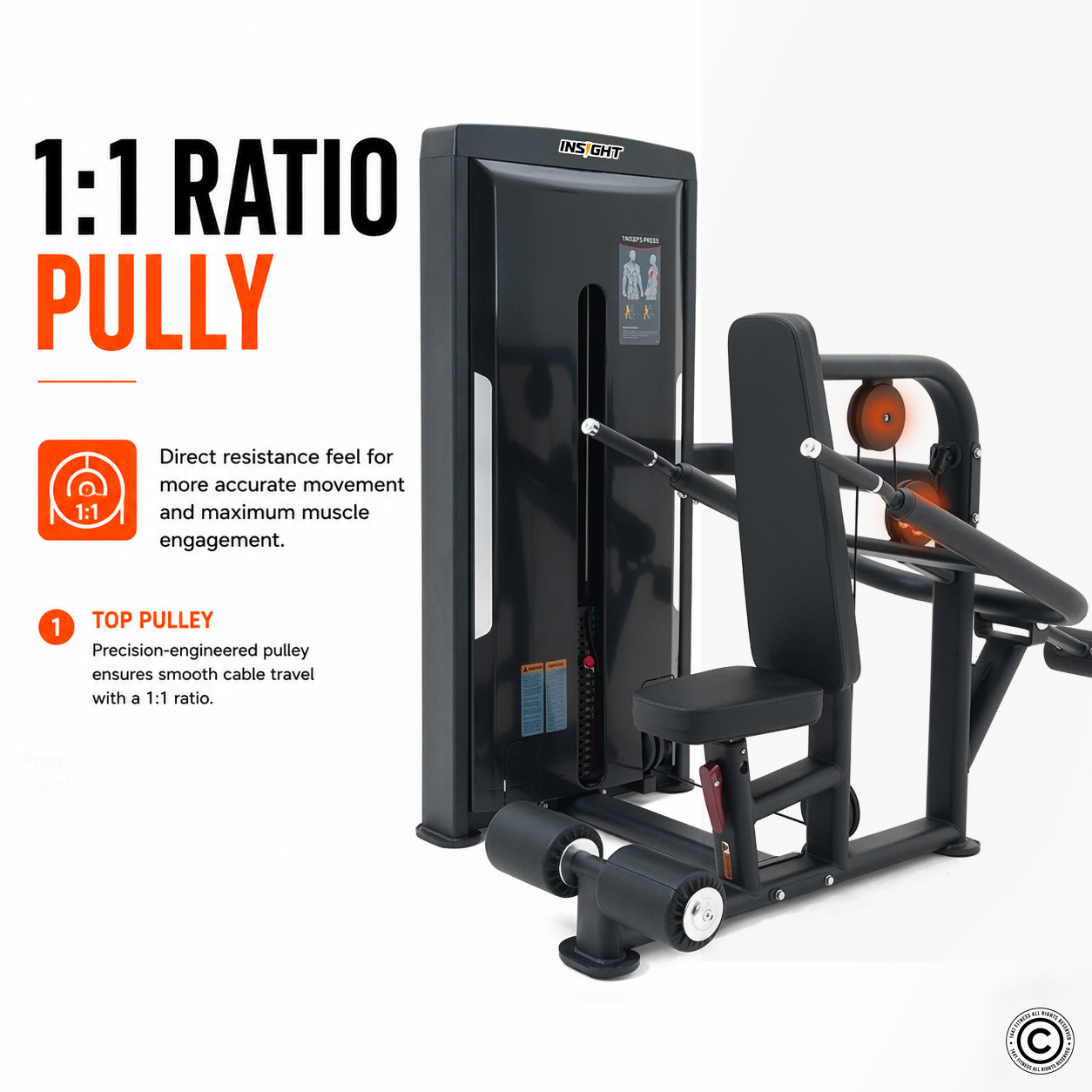 Insight Fitness SA Series Triceps Press - SA007D