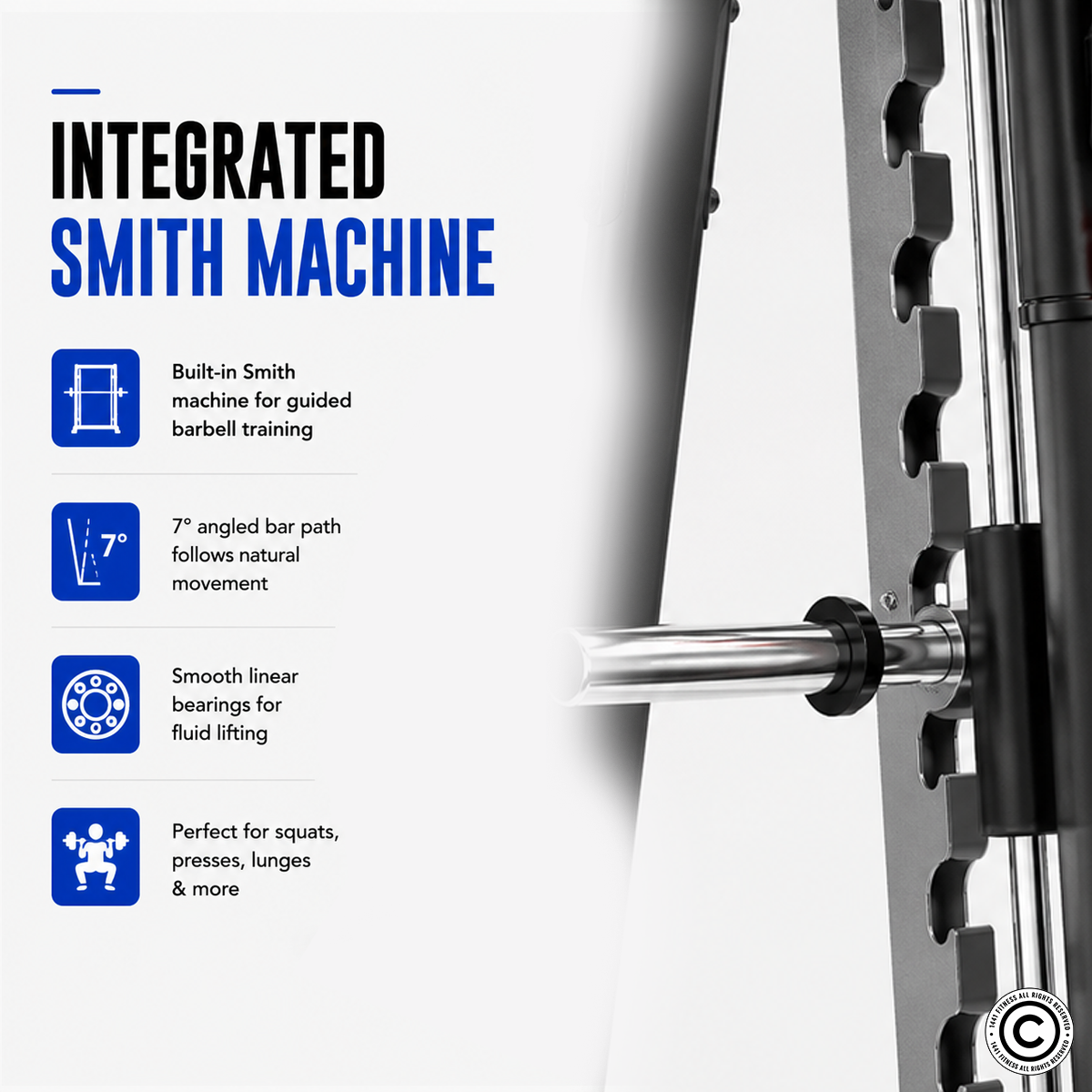 Insight Fitness Smith Machine & Squat Rack - DR001