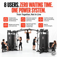 Thumbnail for Insight Fitness 8 Stack Multi Station - SA039