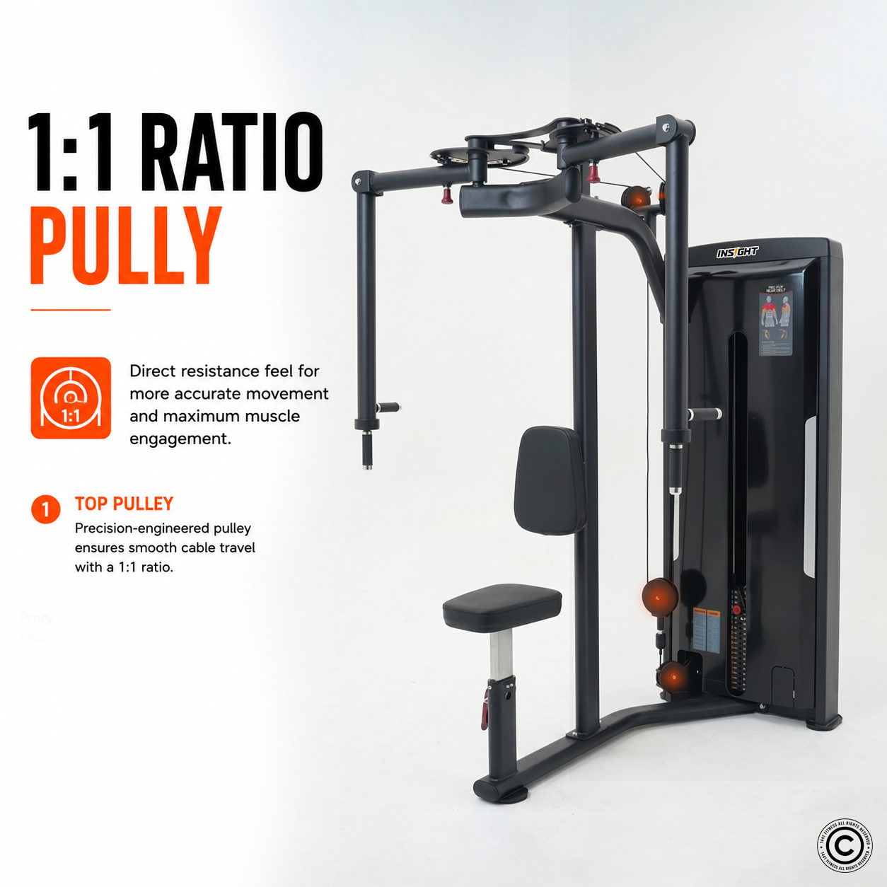 Insight Fitness Pec Fly / Rear Delt - SA003