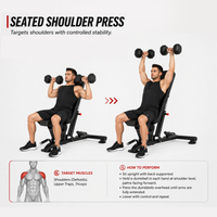 Thumbnail for Insight Fitness Adjustable Bench - DR016