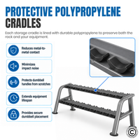 Thumbnail for Insight Fitness Commercial Dumbbell Rack - DR032
