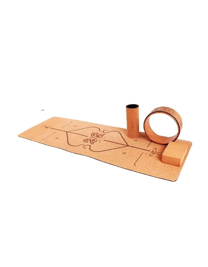 1441 Fitness Premium Cork Yoga Set