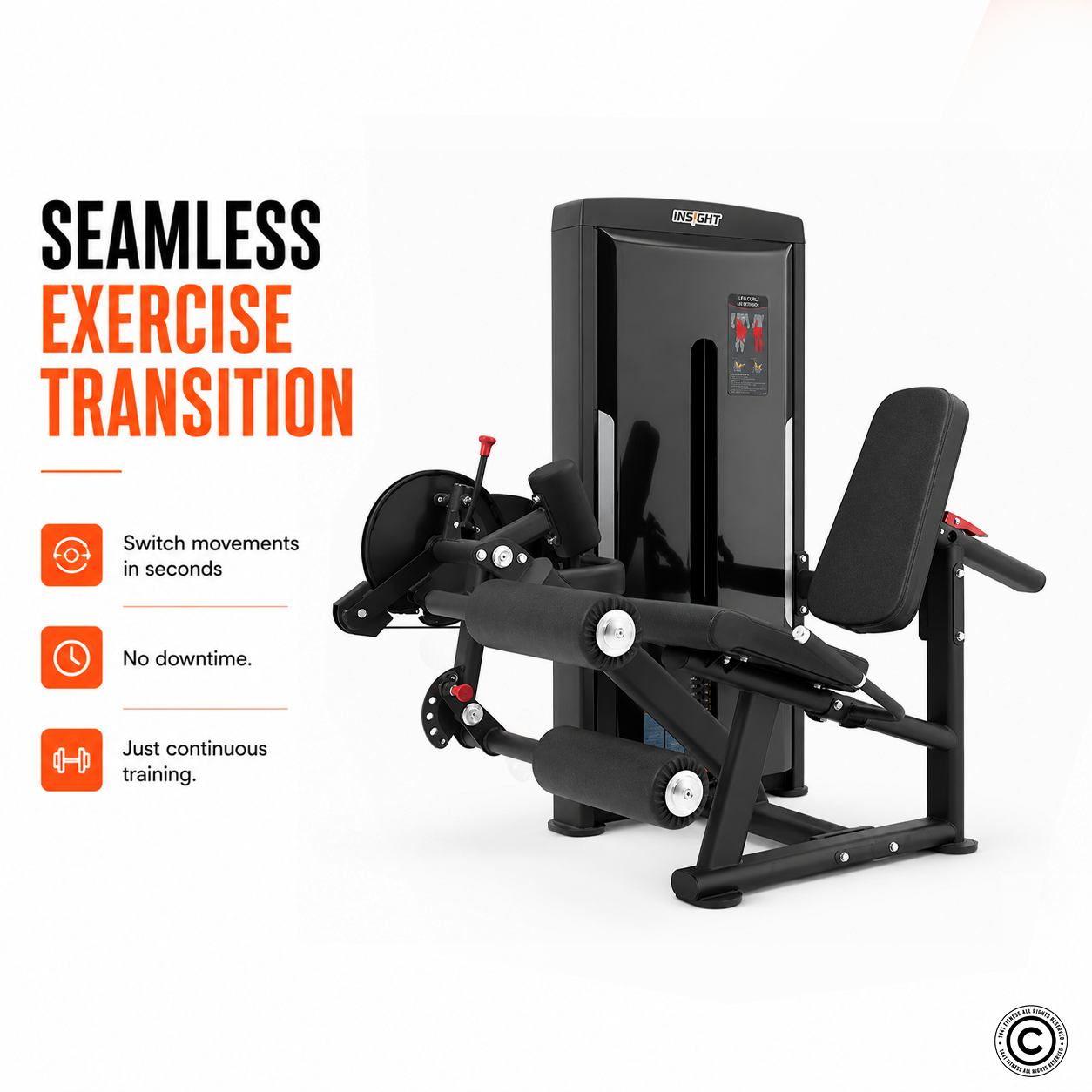 Insight Fitness Leg Curl & Leg Extension - SA025