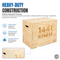 Thumbnail for 1441 Fitness Wooden Plyobox