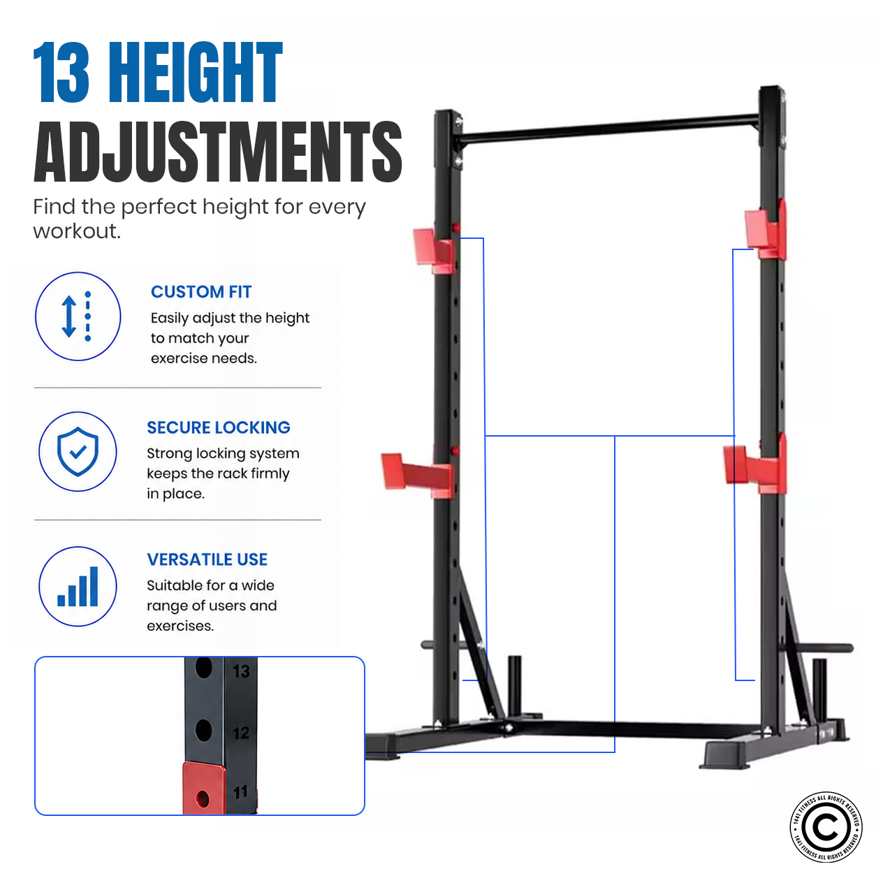 1441 Fitness Squat Rack - MDL65