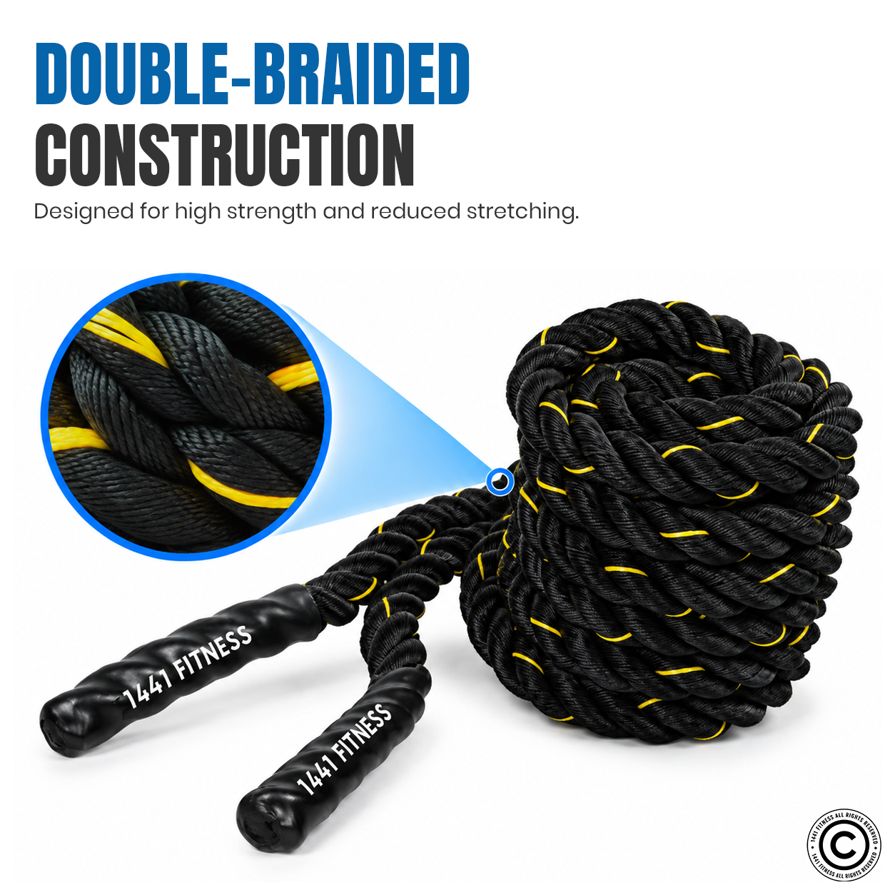 1441 Fitness Battle Ropes 9 - 15 Meter