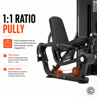 Thumbnail for Insight Fitness Leg Curl & Leg Extension - SA031