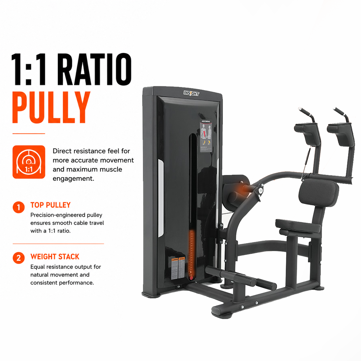 Insight Fitness Abdominal Machine - SA027D