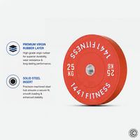 Thumbnail for 1441 Fitness Color Bumper Plate - 5 KG to 25 KG
