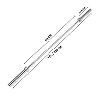 Adjustable Squat Stand - SQR02 7 Ft Olympic Barbell with Tri Grip Plates Set | 50 kg