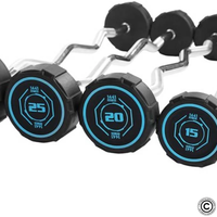 Thumbnail for 1441 Fitness Fixed Weight Curl Barbell PU (10 kg - 50 kg)