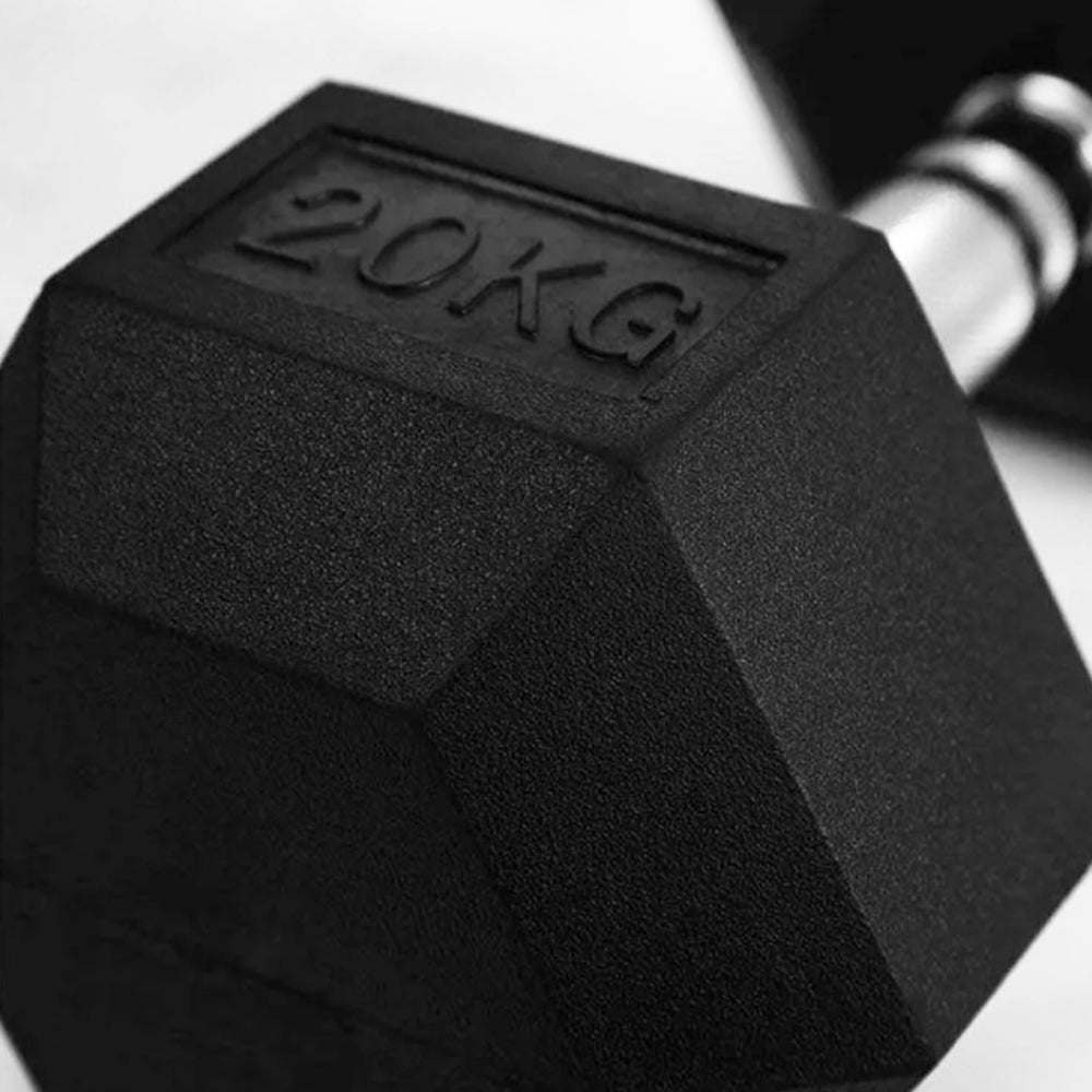 Hex Dumbbells Set - 2.5 Kg to 25 Kg Set with 3 Tier Rack - Bundle Offer