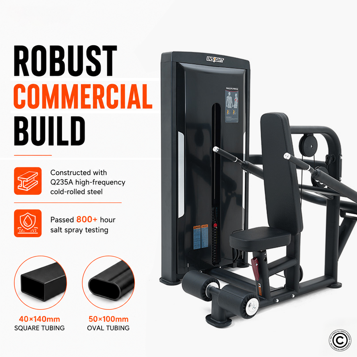 Insight Fitness SA Series Triceps Press - SA007D