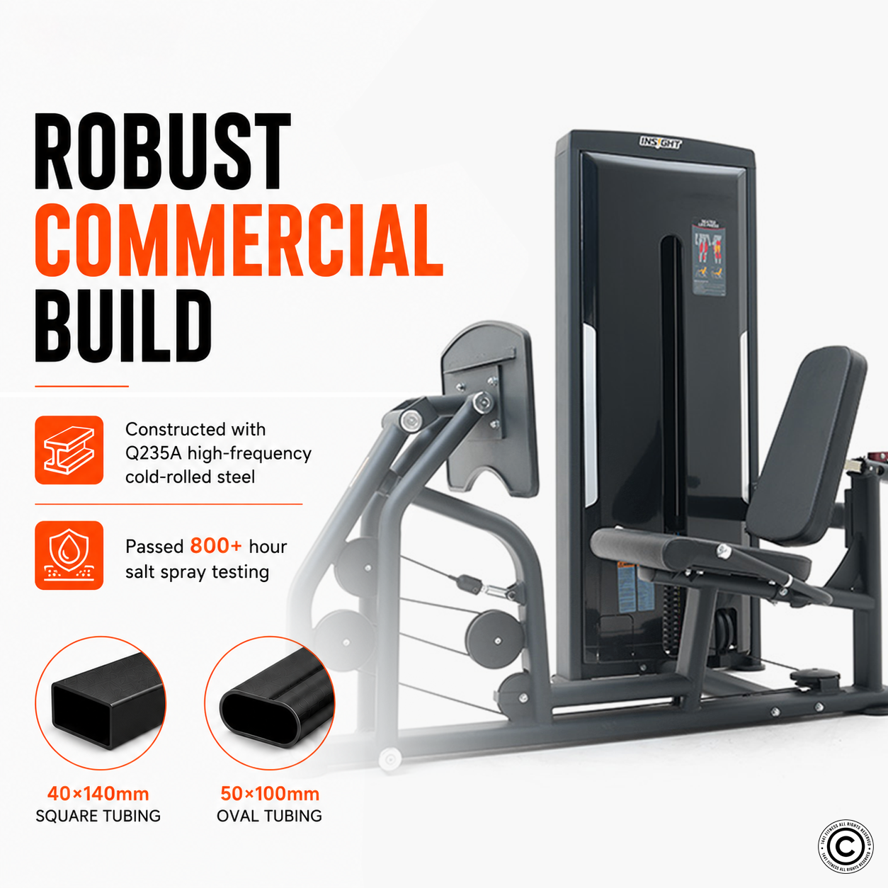 Insight Fitness Seated Leg Press - SA016