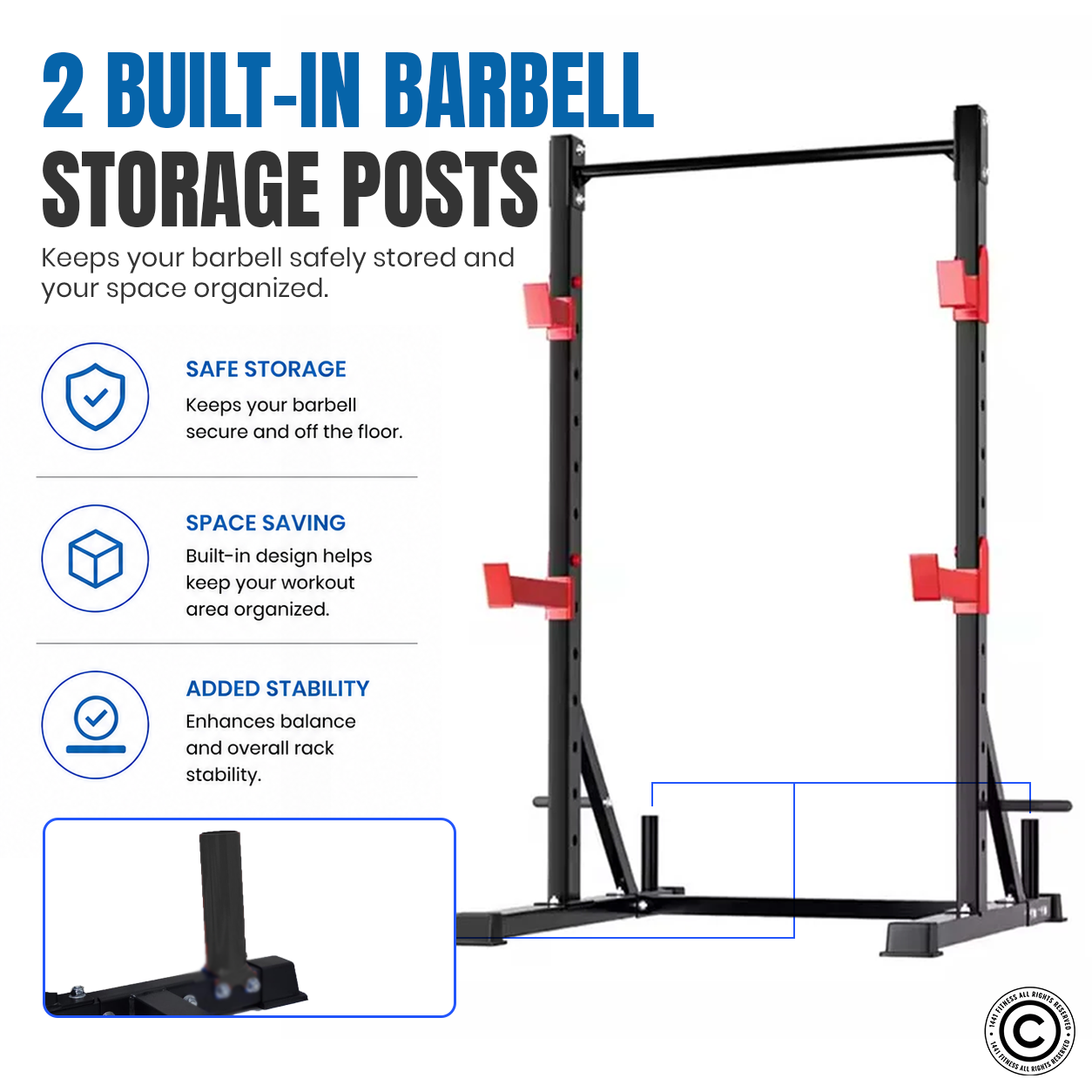 1441 Fitness Squat Rack - MDL65