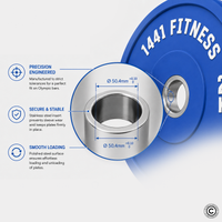 Thumbnail for 1441 Fitness Color Bumper Plate - 5 KG to 25 KG