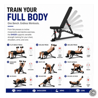 Thumbnail for Insight Fitness Flat / Incline / Decline Bench - DH029