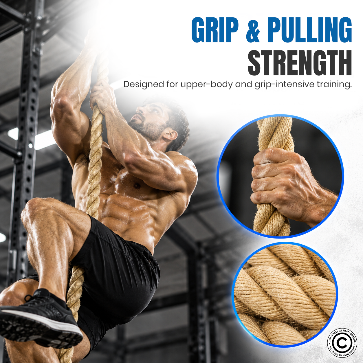 1441 Fitness Climbing Rope - 6 Meter