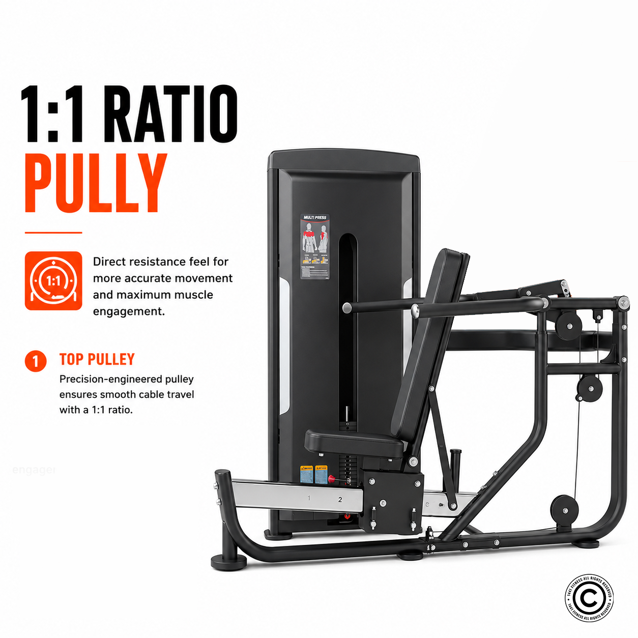Insight Fitness Chest & Shoulder Press - SA029