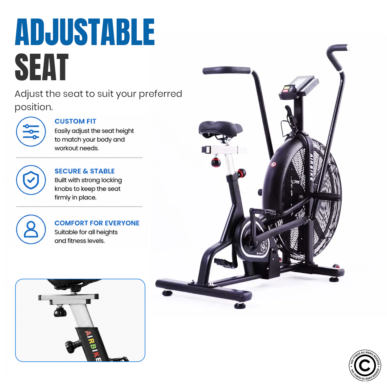 1441 Fitness Air Bike - 41FLA815
