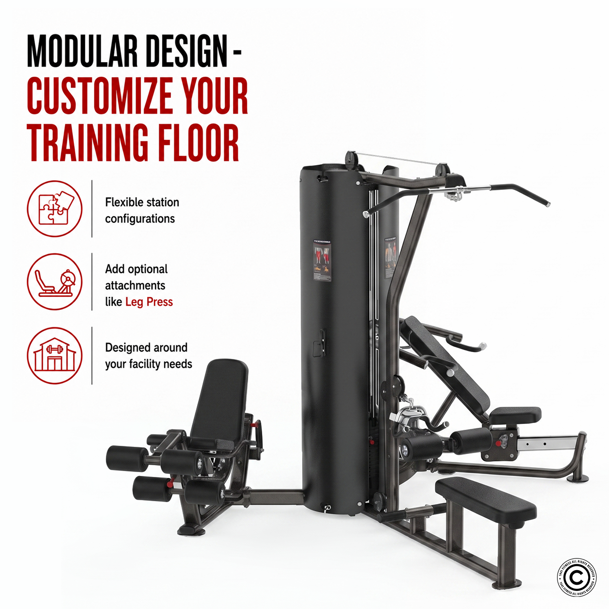 Insight Fitness 3 Station Multi Gym BS004