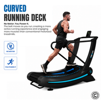 Thumbnail for 1441 Fitness Curved Treadmill - 41FLC90