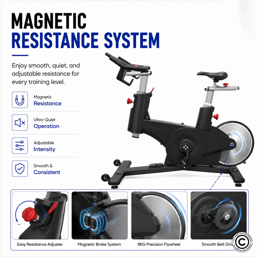 Insight Fitness Spinning Bike- SS-6000